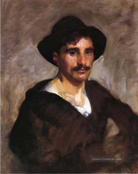 portrait autoportrait portr��t Ölbilder verkaufen - Gondoliere Porträt John Singer Sargent
